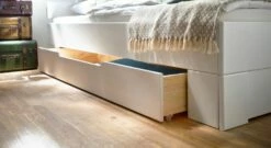 Schubkasten-Einzelbett "Ottena" -Bettbezüge Verkäufe 2024 schubkasten bett ottena stauraum versteckt