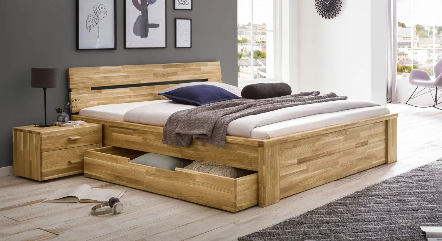 Schubkasten-Bett "Sumak" 3 Schubkasten-Bett "Sumak"