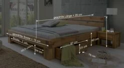 Schubkasten-Bett "Tomba" -Bettbezüge Verkäufe 2024 schubkasten bett tomba bemassung grafik