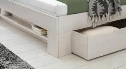 Schubkasten-Bett "Valor" -Bettbezüge Verkäufe 2024 schubkasten bett valor winkelfuesse stabil