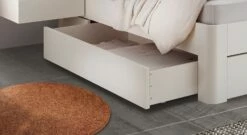 Schubkasten-Doppelbett "Alfeo" -Bettbezüge Verkäufe 2024 schubkasten doppelbett alfeo breit schubladen