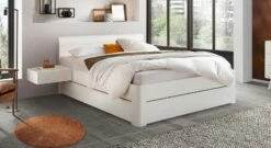 Schubkasten-Doppelbett "Alfeo" -Bettbezüge Verkäufe 2024 schubkasten doppelbett alfeo gerundet rahmen