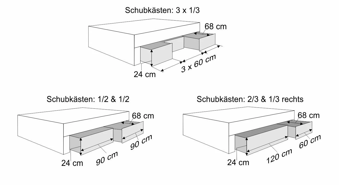 Schubkasten-Liege "Zarbo" 5 Schubkasten-Liege "Zarbo" – Bild 3