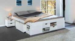 Schubkasten-Doppelbett "Göteborg"