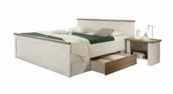 Schubkasten-Bett Mit Nachttischen "Jordi" -Bettbezüge Verkäufe 2024 schubkasten doppelbett jordi nachttische inklusive