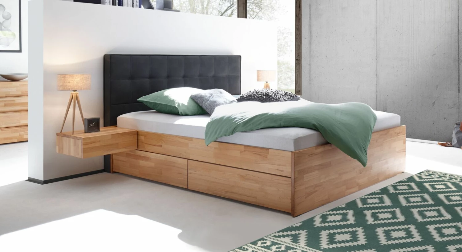 Schubkasten-Doppelbett "Mirenda" 4 Schubkasten-Doppelbett "Mirenda" – Bild 2