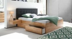 Schubkasten-Doppelbett "Mirenda"