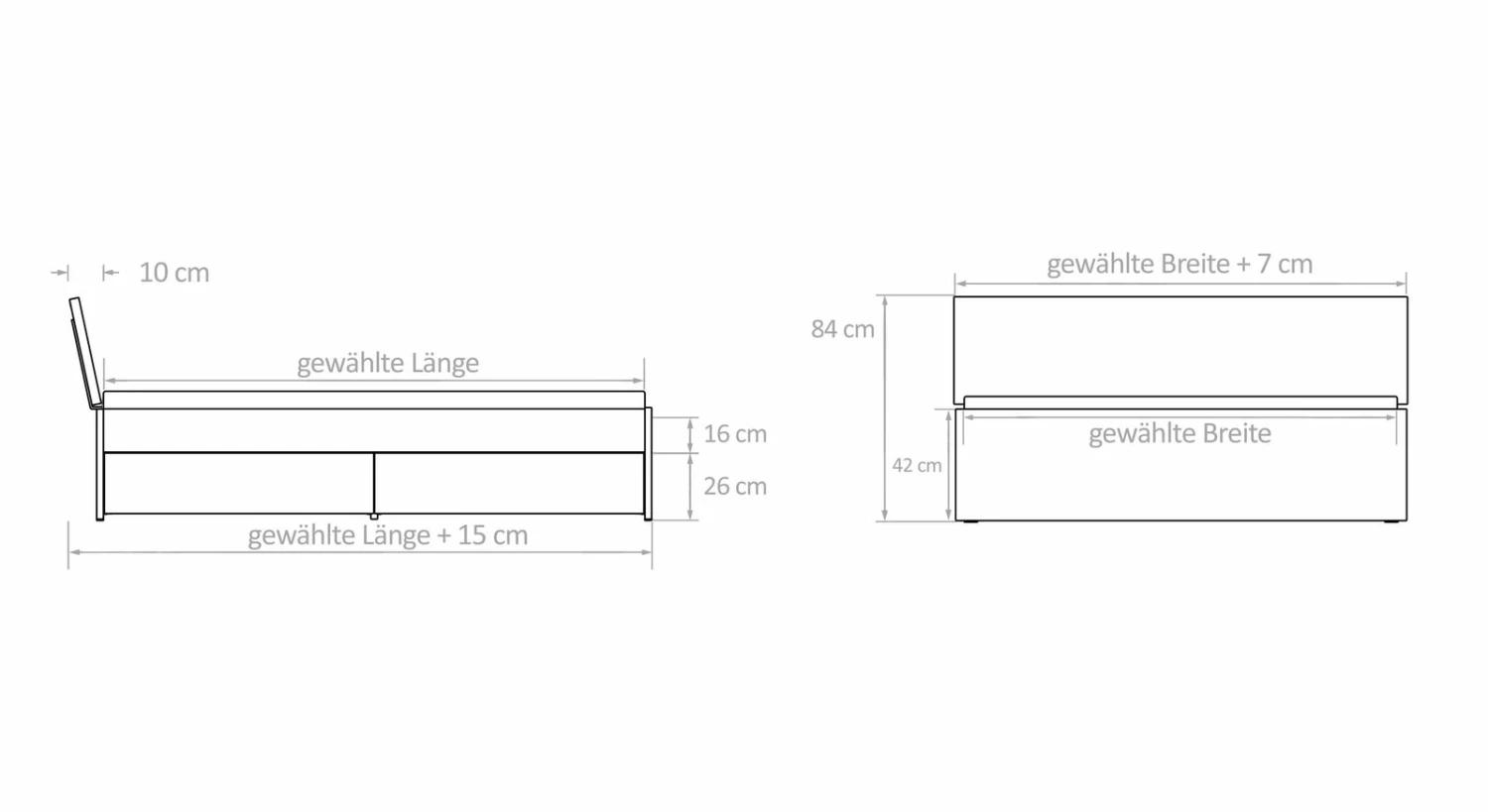 Schubkasten-Doppelbett "Manchester" 8 Schubkasten-Doppelbett "Manchester" – Bild 6