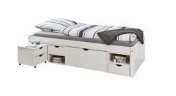 Schubkasten-Einzelbett "Göteborg" -Bettbezüge Verkäufe 2024 schubkasten einzelbett goeteborg schubladen nachttisch