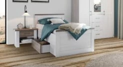 Schubkasten-Einzelbett "Jordi"