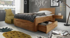 Schubkasten-Einzelbett "Zarbo"