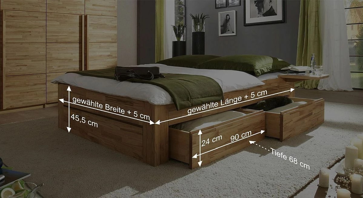 Schubkasten-Liege "Andalucia" 7 Schubkasten-Liege "Andalucia" – Bild 5