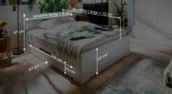 Schubkasten-Bett "Ottena" 14 Schubkasten-Bett "Ottena" -Bettbezüge Verkäufe 2024 schubkastenbett ottena bemassungs grafik