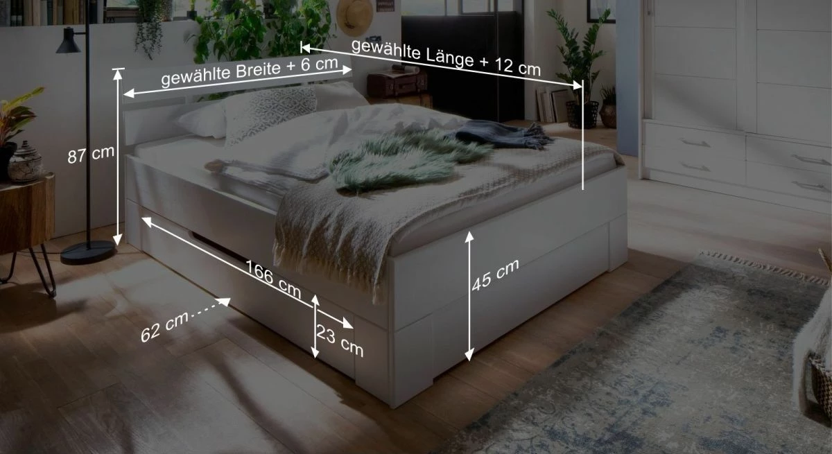 Schubkasten-Bett "Ottena" 8 Schubkasten-Bett "Ottena" – Bild 6