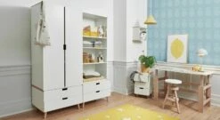 Schubladen-Kleiderschrank "Kids Town" Retro