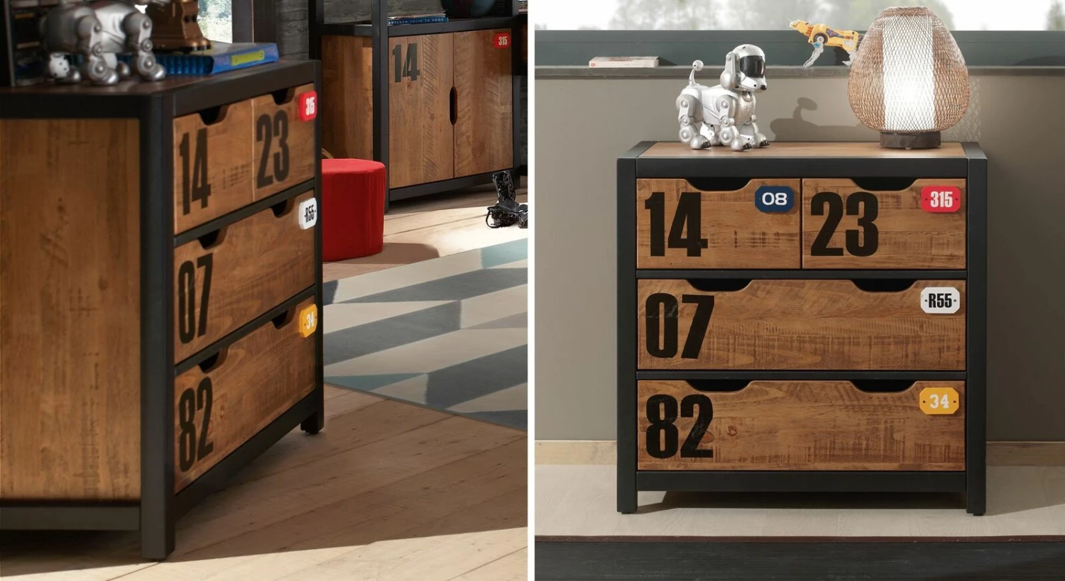 Schubladen-Kommode "Beli" 3 Schubladen-Kommode "Beli"