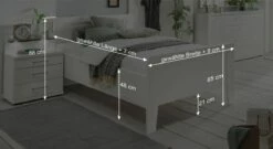 Seniorenbett "Calimera" 10 Seniorenbett "Calimera" -Bettbezüge Verkäufe 2024 seniorenbett calimera bemassung grafik