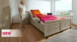 Seniorenbett "Runcorn" -Bettbezüge Verkäufe 2024 seniorenbett runcorn eiche saegerau gsw umbau gr