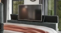 SET ONE Bettkasten-Boxspringbett "Richmond" Mit TV-Halterung -Bettbezüge Verkäufe 2024 set one bettkasten boxspringbett richmond tv halterung hochwertig