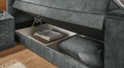 SET ONE Bettkasten-Boxspringbett "Richmond" Mit TV-Halterung -Bettbezüge Verkäufe 2024 set one bettkasten boxspringbett richmond tv halterung stauraum geteilt