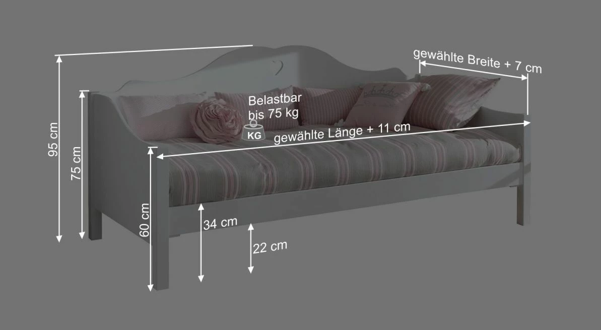 Sofabett "Asami" 6 Sofabett "Asami" – Bild 4