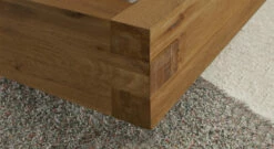 Bett "Kasos" -Bettbezüge Verkäufe 2024 stabile eckverbindung wildeiche natur gr