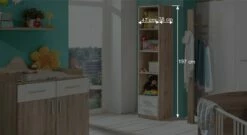 Standregal "Zagra" -Bettbezüge Verkäufe 2024 standregal zagra bemassung grafik