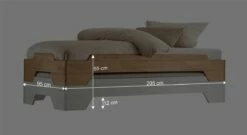 Stapelliege "Narvik" -Bettbezüge Verkäufe 2024 stapelliege narvik 2er set bemassungsgrafik