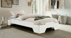 Stapelliege "Narvik" -Bettbezüge Verkäufe 2024 stapelliege narvik weiss lackiert buche