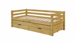 Stauraum-Ausziehbett "Kids Paradise" -Bettbezüge Verkäufe 2024 stauraum ausziehbett kids paradise kiefer natur echtholz