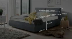 Stauraumbett "Astarte" 14 Stauraumbett "Astarte" -Bettbezüge Verkäufe 2024 stauraum bett astarte bemassungs grafik