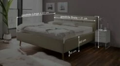 Stauraumbett "Kromera" Express 16 Stauraumbett "Kromera" Express -Bettbezüge Verkäufe 2024 stauraumbett kromera bemassungs grafik