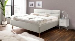 Stauraumbett "Kromera" Express 22 Stauraumbett "Kromera" Express -Bettbezüge Verkäufe 2024 stauraumbett kromera webstoff hellgrau