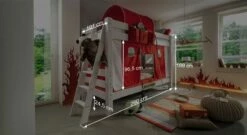 Stockbett "Kids Dreams" -Bettbezüge Verkäufe 2024 stockbett kids dreams bemassung grafik