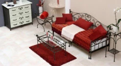 Tagesbett "Gora" -Bettbezüge Verkäufe 2024 tagesbett gora anthrazit eisen gr