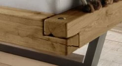 Liege "Claro" 10 Liege "Claro" -Bettbezüge Verkäufe 2024 vollholz balkenbett natuerliche risse astloecher 8