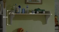 Wandregal "Countryside" -Bettbezüge Verkäufe 2024 wandregal countryside bemassungs skizze