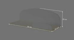 Wandregal "Maila" -Bettbezüge Verkäufe 2024 wandregal maila 65 cm breite bemassungs skizze