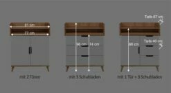 Wickelkommode "Kids Nordic" 13 Wickelkommode "Kids Nordic" -Bettbezüge Verkäufe 2024 wickelkommode kids nordic bemassungs grafik
