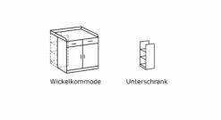 Wickelkommode "Zagra" -Bettbezüge Verkäufe 2024 wickelkommode komponenten grafik 1