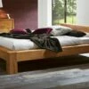 Bett "Rustico" -Bettbezüge Verkäufe 2024 wildeiche bett rustico 20cm fusshoehe natur
