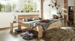 Bett "Bondone" -Bettbezüge Verkäufe 2024 zirben bett bondone passend nachttisch